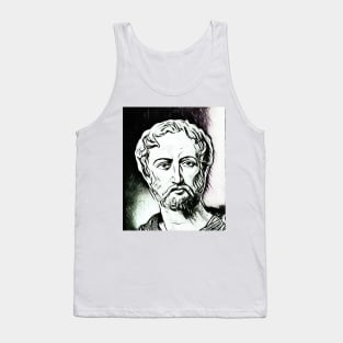 Cayo Plinio Segundo Black And White Portrait | Cayo Plinio Segundo Artwork 5 Tank Top